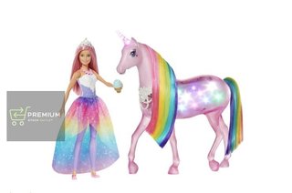 Unicornio y muñeca barbie