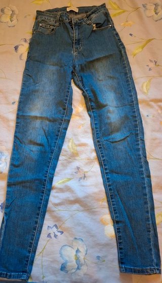 Pantalón vaquero azul talla S