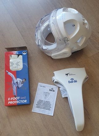 Set de Protecciones Taekwondo Daedo y Mooto