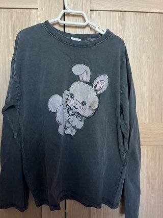 Camiseta Manga Larga Zara Gris Talla 11-12