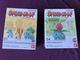2 Sets Pokémon Scale World Bandai