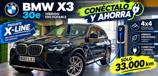 BMW X3 30e Hibrido X-Line 292cv - Solo 33.000km