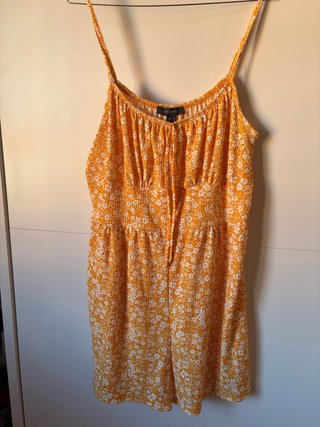 Peto corto de verano amarillo