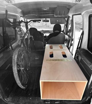 Mueble Minicamper Individual de Madera