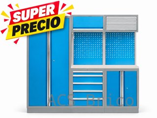Conjunto Taller 3 Módulos S/Madera Azul Gris Edición Limitada