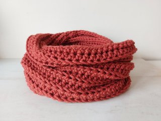 Bufanda nueva crochet infinita unisex