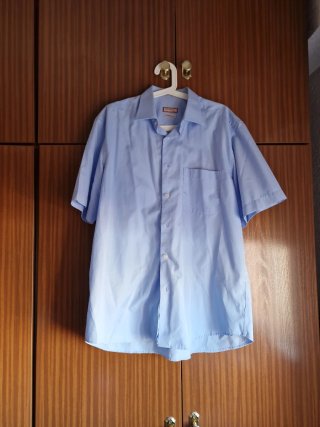 Camisa Emidio Tucci Azul Talla L
