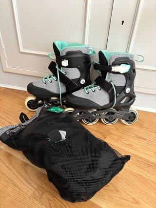 Patines en línea talla 38 con protecciones