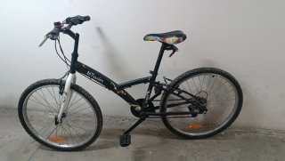 Bicicleta Infantil Btwin Negra