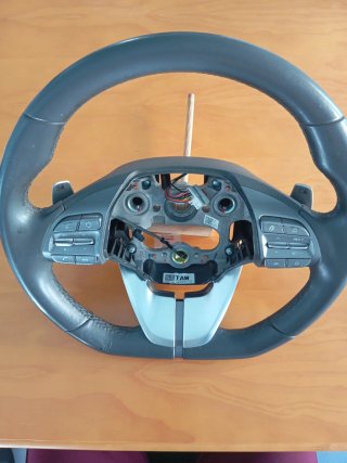 Volante Hyundai Ioniq AE con levas GRIS OSCURO