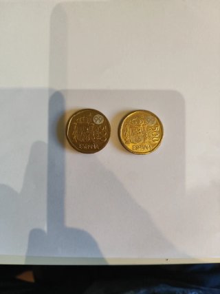 2 Monedas de 500 Pesetas de 1999