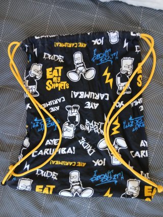 Mochila de Cuerdas Bart Simpson