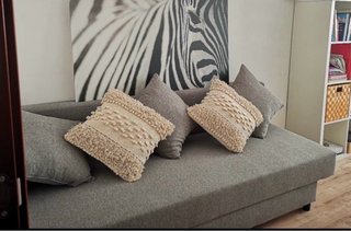 Sofá Cama 3 Plazas Gris Ikea