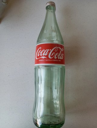 Botella Coca-Cola 1 Litro Años 80