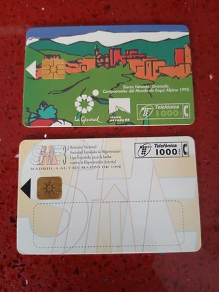 2 Tarjetas Telefónicas Cabitel
