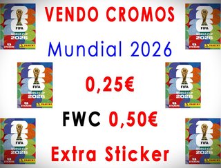 Vendo cromos mundial 2026