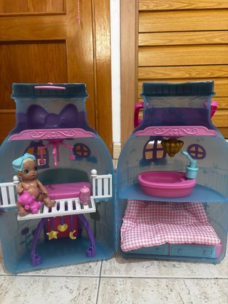 Casita Cuna Portátil para Muñeca