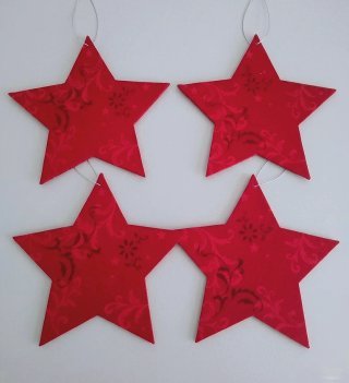 Lote 4 Estrellas Colgantes y 2 Caminos de Mesa