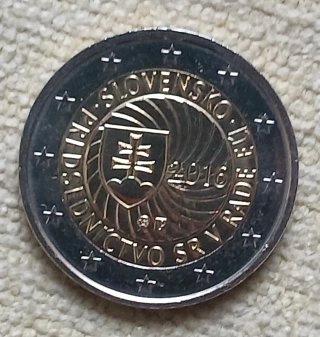 Moneda 2 Euros Eslovaquia 2016,Presidencia UE.s/c.