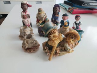 Lote de 10 Figuras Miniaturas Vintage