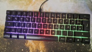 Teclado + raton Gaming Compacto con Iluminación RG