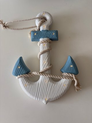 Ancla Decorativa de Madera