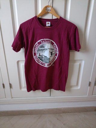 Camiseta Nazaré Portugal granate
