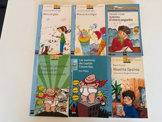 Lote 6 libros de Barco de Vapor serie azul Nuevos