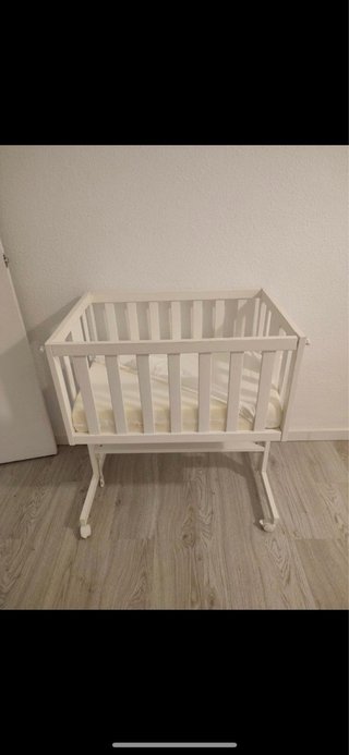 Minicuna Blanca con Colchón