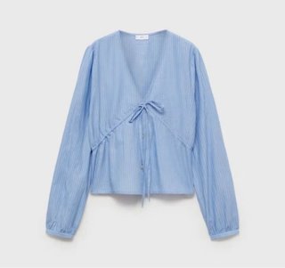 Camisa de Rayas con Lazo