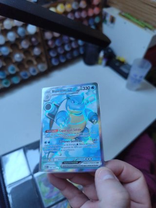 Carta Pokémon Blastoise ex 184/165