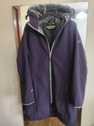 Cazadora softshell larga Trespass morada Talla L