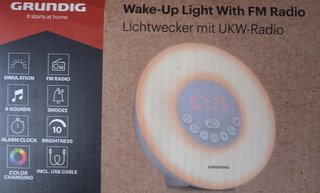 Radio reloj despertador con luz Grundig