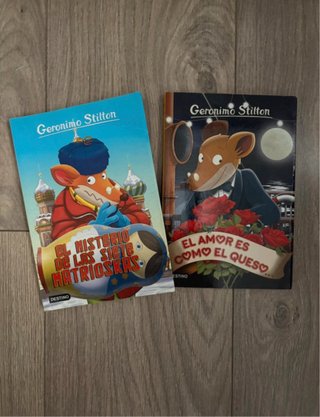 Pack 2 Libros Geronimo Stilton