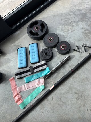 Set de Pesas y Accesorios Domyos