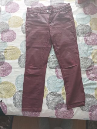 Pantalón Encerado Massimo Dutti
