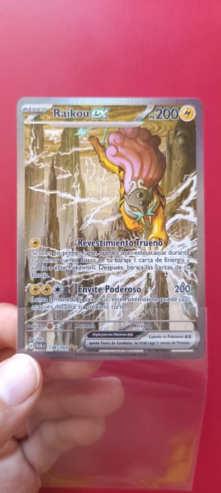 Carta Pokémon Raikou EX 136/103