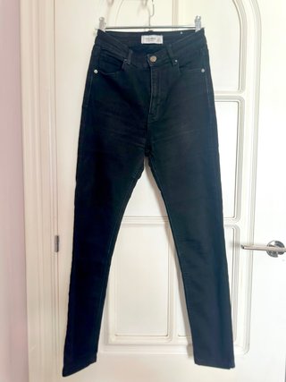 Pantalón vaquero negro Pull&Bear