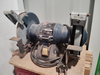 Amoladora de banco de dos discos