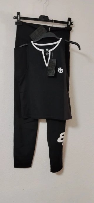 Conjunto Deportivo Belén Berbel Negro Talla M