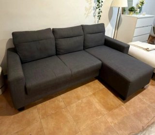 Sofá NEGOCIABLE Chaise Longue IKEA Gris