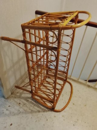 Carrito de Mimbre Auxiliar