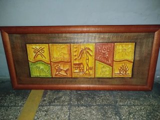 Cuadro étnico de grandes dimensiones