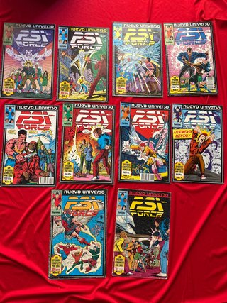 Lote 8 cómics PSI Force