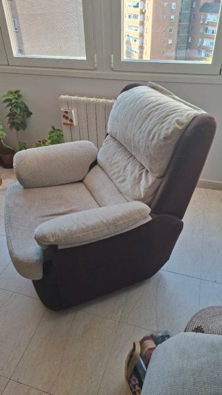 Sillón Reclinable de Tela