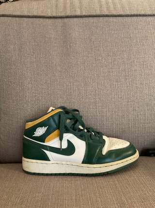 Zapatillas Jordan 1 High Verde y Amarillo