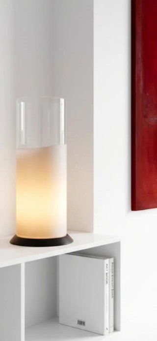 Lámpara de sobremesa de cristal de Murano