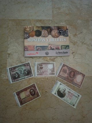 Colección de 161 Billetes de España con Álbum
