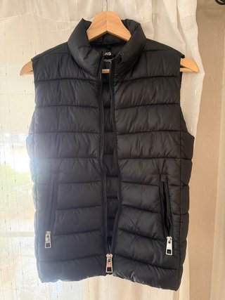 Chaleco acolchado negro Mango