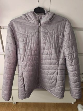 Chaqueta Acolchada de Entretiempo Gris